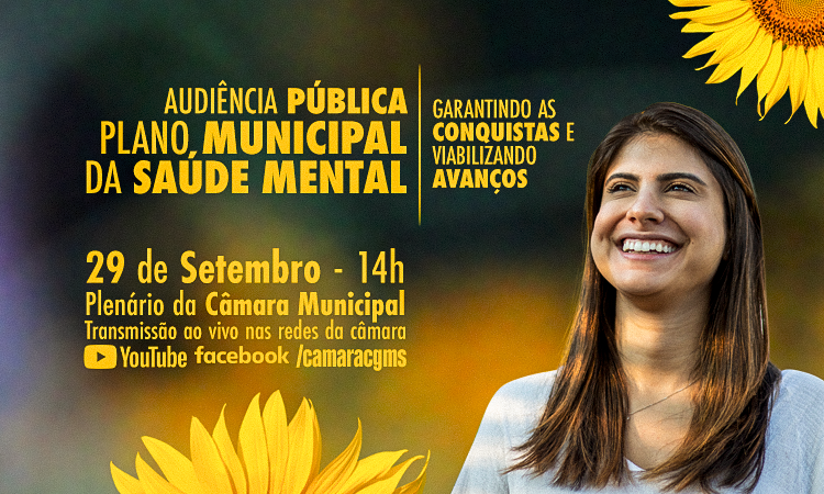 Audiência Pública debate a criação do Plano Municipal de Saúde Mental