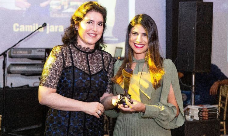 Camila Jara recebe Troféu Ramez Tebet Destaque Político 2021